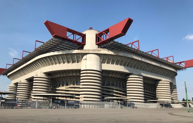 Milan's football stadium San Siro/Giuseppe Meazza
